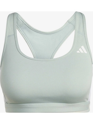 Adidas Optime Essentials 3-Stripes Sports Αθλητικό Μπουστάκι με Μέτρια Στήριξη & Αφαιρούμενη Ενίσχυση Γαλάζιο KA4705