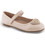 Zak Shoes Παιδικές Μπαλαρίνες Λουστρίνι με Σκρατς Εκρού SD12321