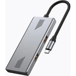 Gembird UHB-CM-U310-A2C2-01 USB Hub 3.1 USB-C με 4 Θύρες USB-A / USB-C