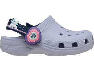 Crocs Classic Imagination Παιδικά Παπούτσια Θαλάσσης Γκρι Ροζ 211892-5BO