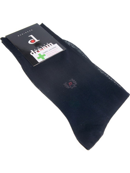 Dream Socks Βαμβακερές Ανδρικές Κάλτσες Ψηλές Navy Μπλε 2320