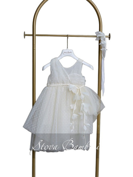 Stova Bambini Βαπτιστικό Φόρεμα 2τμχ SS26G4