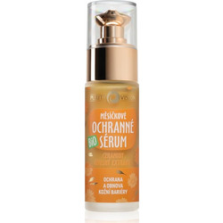 Purity Vision Calendula Protective Ενυδατικό Serum Προσώπου με Βιταμίνη E Αλόη Ceramides & Καλέντουλα 30ml