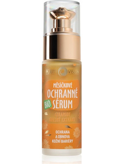 Purity Vision Calendula Protective Ενυδατικό Serum Προσώπου με Βιταμίνη E Αλόη Ceramides & Καλέντουλα 30ml