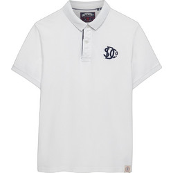 Superdry Ανδρική Αθλητική Μπλούζα Polo Λευκή M1110465A-RL3