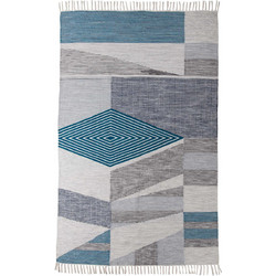 Tom Tailor Vintage Modern Kilim Χαλί Ορθογώνιο 140x200cm Turquoise