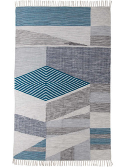 Tom Tailor Vintage Modern Kilim Χαλί Ορθογώνιο 140x200cm Turquoise