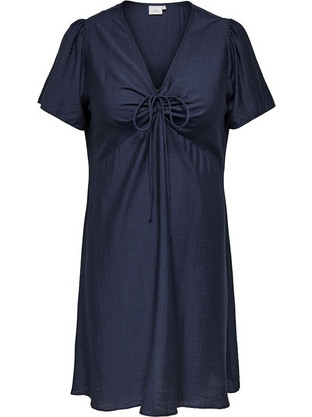 Only Mini Καλοκαιρινό Καθημερινό Φόρεμα Μεταξωτό Navy Μπλε 15372202