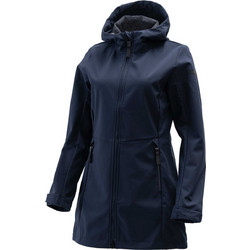 Icepeak Γυναικείο Μπουφάν Χειμωνιάτικο Softshell Μακρύ Navy Μπλε 8-54847-676-390