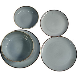 Christinholm Sky Blue Σετ Πιάτα Φαγητού Πορσελάνης Γαλάζια 20τμχ 77-BGXL320
