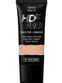 Fashion Make Up HDxPro 04 Beige Ambre Liquid Foundation 30ml