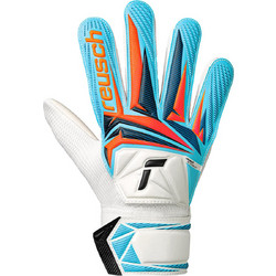 Reusch Attrakt Starter Solid Παιδικά Γάντια Τερματοφύλακα Λευκά Μπλε 5672514-1080