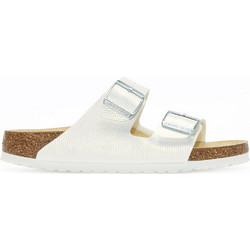 Birkenstock Arizona Δερμάτινα Γυναικεία Σανδάλια Ανατομικά Λευκά 1026500