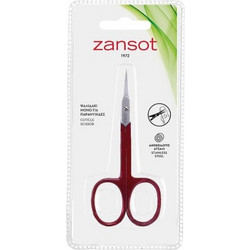 Zansot 20.104 Ψαλιδάκι Νυχιών για Παρωνυχίδες Ανοξείδωτο με Ίσια Μύτη Κόκκινο