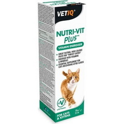 VetIQ Nutri-Vit Plus Πολυβιταμίνες Γάτας για Ενίσχυση Ανοσοποιητικού σε Πάστα 70gr