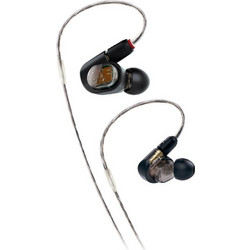 Audio Technica ATH-E7 Ακουστικά Ψείρες In-Ear Καφέ Μαύρα