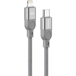 Technovo TN-D073 Braided USB-C to Lightning Cable 35W 1m Silver