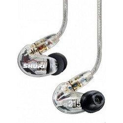 Shure SE-215 Ακουστικά Ψείρες In-Ear Dynamic Διαφανή