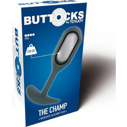 ToyJoy Buttocks The Champ Πρωκτική Σφήνα 13cm Γκρι