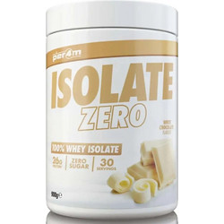Per4m Isolate Zero White Chocolate Πρωτεΐνη Ορού Γάλακτος Γράμμωσης Χωρίς Γλουτένη 900gr