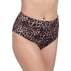 Dorina Ψηλόμεσο Bikini Slip Animal Print Καφέ FXHI0017MI010-PR0018