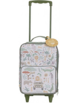 Little Dutch Safari Friends LD4924 Παιδική Βαλίτσα Καμπίνας 48x29x22cm με 2 Ρόδες