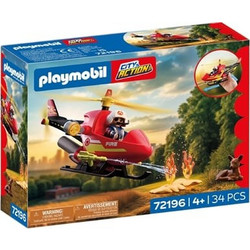 Playmobil City Action Ελικόπτερο Πυροσβεστικής για 4+ Ετών 72196