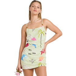 Billabong Lottie Mini Καλοκαιρινό Καθημερινό Φόρεμα Μεταξωτό Πράσινο Mint 24B131625-SLM