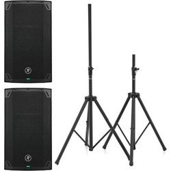 Mackie Thump 12v4 Stereo Stand Bundle