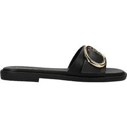 Mexx Δερμάτινα Γυναικεία Σανδάλια Μαύρα MI001603961W-1000
