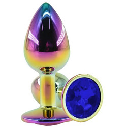 Guilty Toys Multicolor Small Πρωκτική Σφήνα Diamond Plug Μπλε