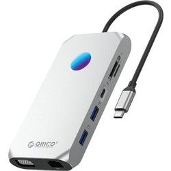 Orico USB-C Docking Station με HDMI PD Ethernet XCR-X2-SV-BP