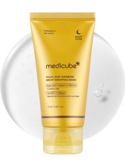 Medicube Kojic Turmeric Night Wrapping Κρεμώδης Μάσκα Προσώπου για Αντιγήρανση & Λάμψη με Ρετινόλη 75ml