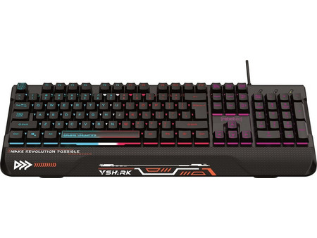 Rebeltec Shark Μηχανικό Gaming Πληκτρολόγιο RGB Black