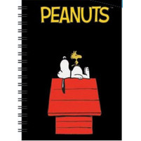 Back Me UP Peanuts Σπιράλ Τετράδιο Ριγέ A4 70 Φύλλων 2 Θεμάτων Μαύρο 365-11440