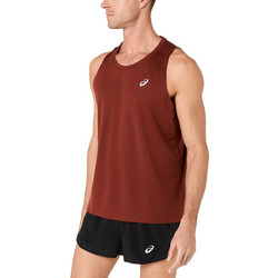 ASICS Core Singlet Ανδρικό Αθλητικό T-Shirt Σοκολατί 2011D223-201