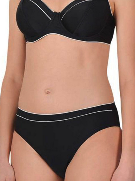Naturana Bikini Slip Μαύρο 72360