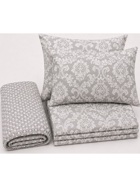 Comfort Σετ Σεντόνια Υπέρδιπλα 220x270 Γκρι 93-26069