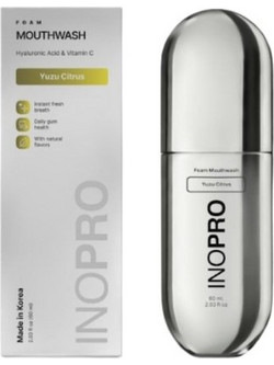Inopro Yuzu Foam Στοματικό Διάλυμα για Προστασία Ούλων 60ml