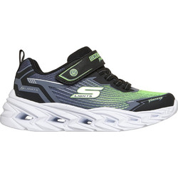 Skechers Παιδικά Sneakers με Φωτάκια Μαύρα Lime 400590LC-BKLM