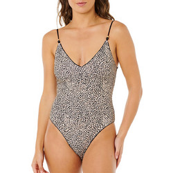 Rip Curl Coastal Instinct Ολόσωμο Μαγιό Animal Print Καφέ 0VUWSW-0090