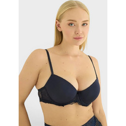 Norddiva Σουτιέν για Βαθύ Ντεκολτέ Push Up με Μπανέλα Navy Μπλε NRD5801-4