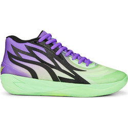 Puma MB.02 Rick & Morty Ανδρικά Αθλητικά Παπούτσια για Μπάσκετ Μωβ 377411-02