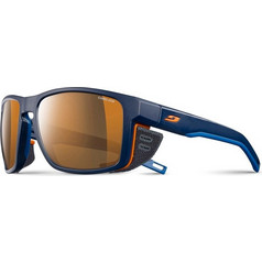 Julbo 490542 Ανδρικά Γυαλιά Ηλίου Τετράγωνα Κοκάλινα Μπλε με Καφέ Φακό