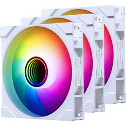 Phanteks M25G2-140 Reverse Case Fan 140mm ARGB με Σύνδεση 6-Pin 3τμχ White