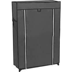 Keskor Παπουτσοθήκη Υφασμάτινη Γκρι M58xΠ28xΥ83cm 52400-1