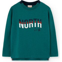 Boboli Παιδικό T-Shirt Μακρυμάνικο Πράσινο 502029-4733