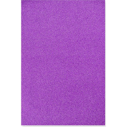 Statovac Χαρτόνι Αυτοκόλλητο Μωβ Glitter 21x29cm 10τμχ 136023