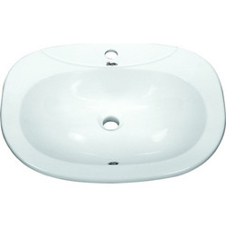 Huida Vanity L403 Κρεμαστός Νιπτήρας Μπάνιου Πορσελάνης 58x44cm Λευκός 17-0403