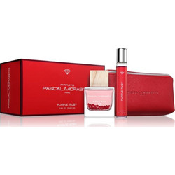 Pascal Morabito Purple Ruby Eau de Parfum 100ml + 30ml + Cosmetics Bag